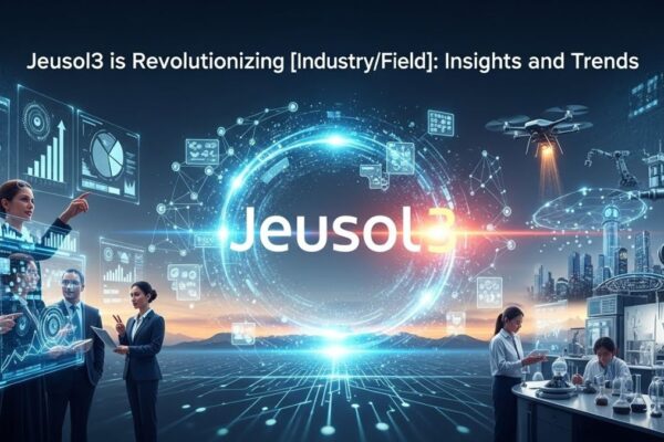 Jeusol3 is Revolutionizing [Industry/Field]: Insights and Trends