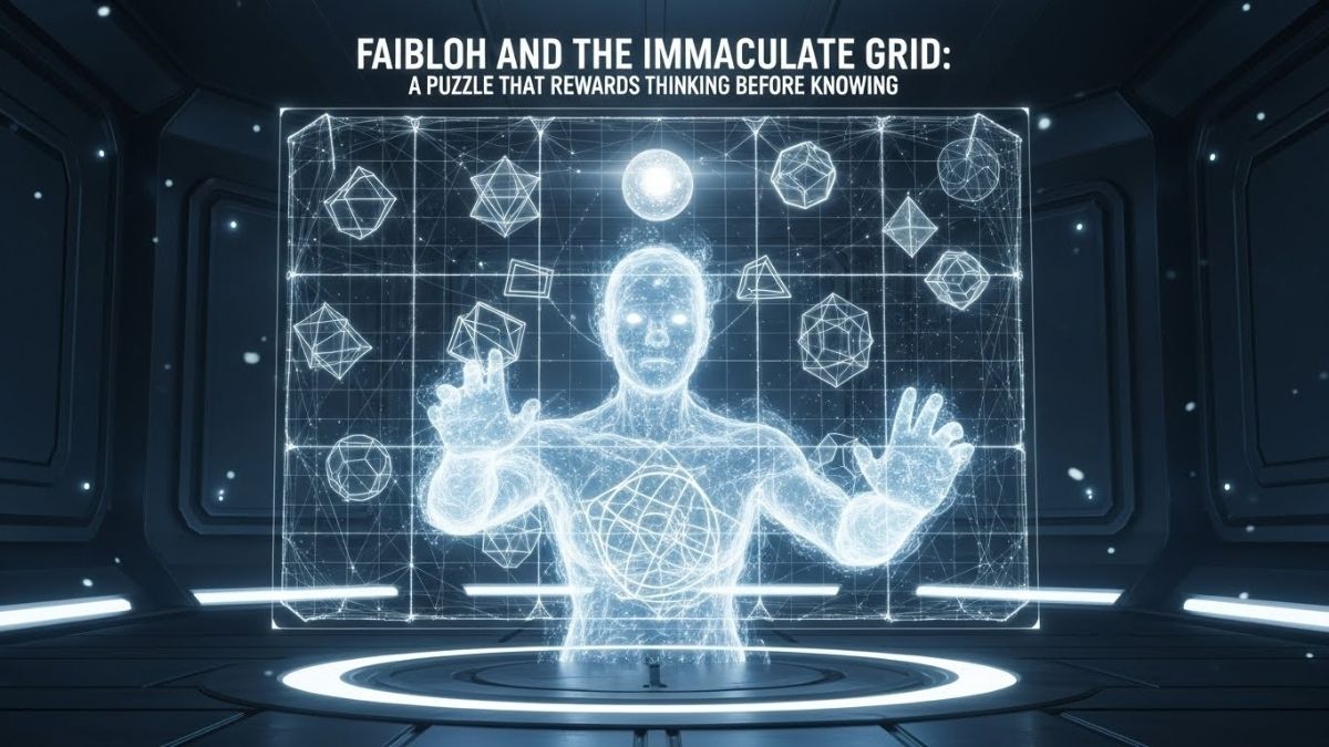 Faibloh and the Immaculate Grid: A Puzzle That Rewards Thinking Before Knowing