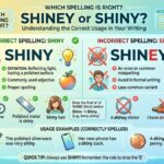 Shiney or shiny: Understanding the Right Usage in Your Writing