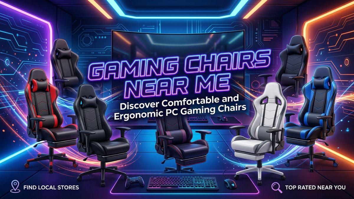 Gaming Chairs Near Me: Discover Comfortable and Ergonomic PC Gaming Chairs