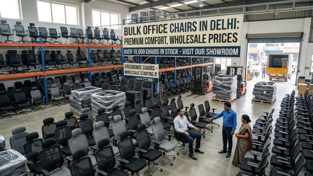 Bulk Office Chairs in Delhi: Premium Comfort, Wholesale Prices